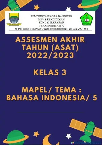 Asat bahasa indonesia tema 5 kelas 3