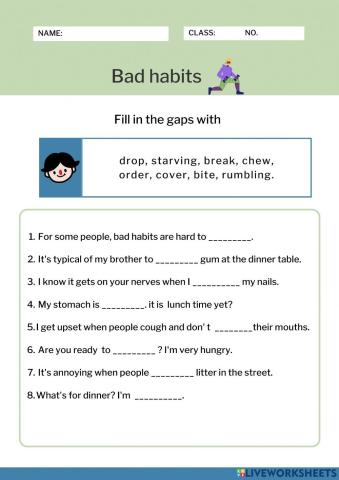 Bad habits