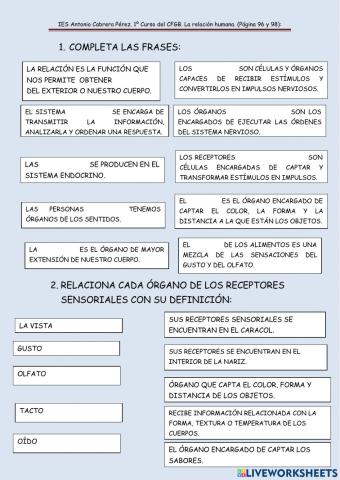 Función de relación.