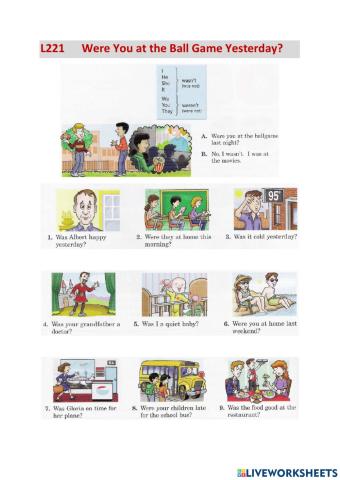 L221 Were You at the Ball Game?