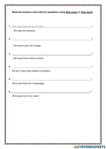 How many or How much?