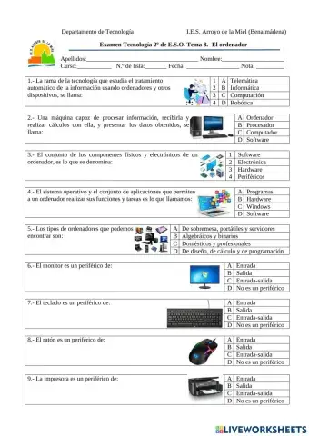 Examen Tema8.-El ordenador