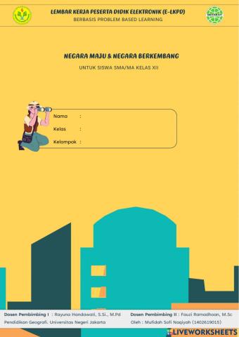 E-lkpd negara maju dan berkembang