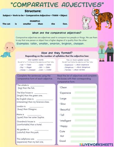 Comparative adjectives