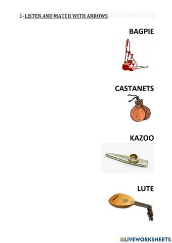 Folk musical instruments