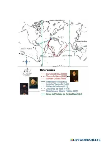 Navegantes de los siglos XV y XVI
