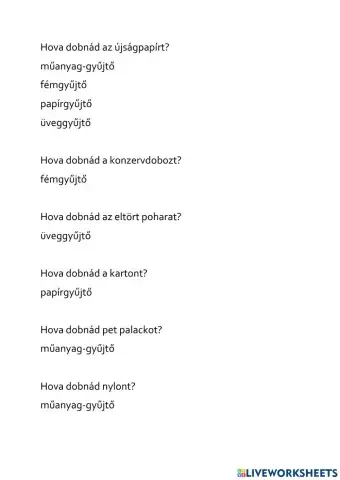 Szelektív-hosszú feladat