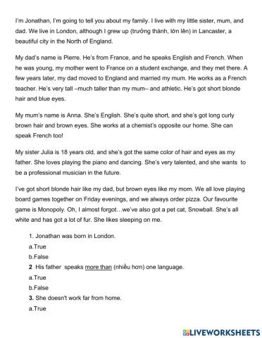 Extra practice lesson 1& 2