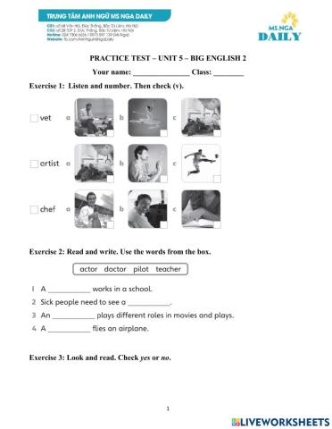 Unit 5 Practice Test