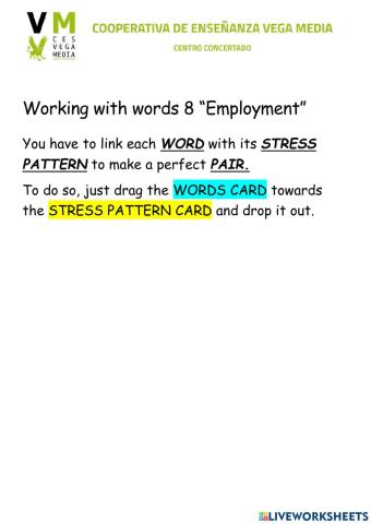 Working with words 8