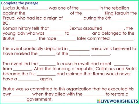 The origin of the Republic