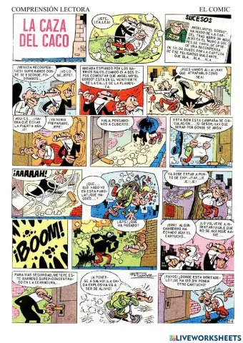 Comic Comprensión Lectora