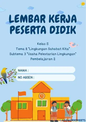 E-LKPD Subtema 3 Usaha Pelestarian Lingkungan