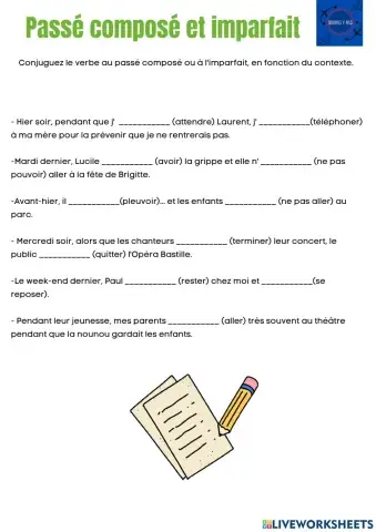 Passé composé et imparfait