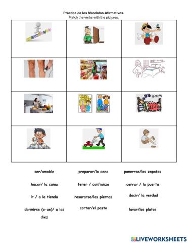 Los mandatos afirmativos