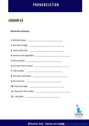 LESSON13-Pronunciation