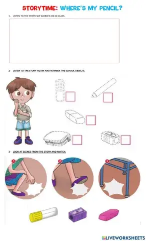 Story: where's my pencil?