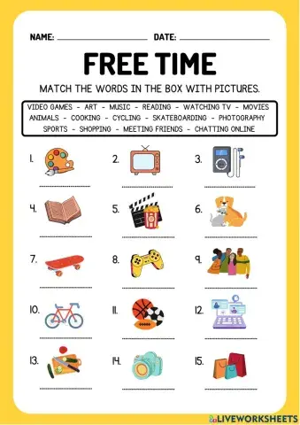 Hobbies and interesta