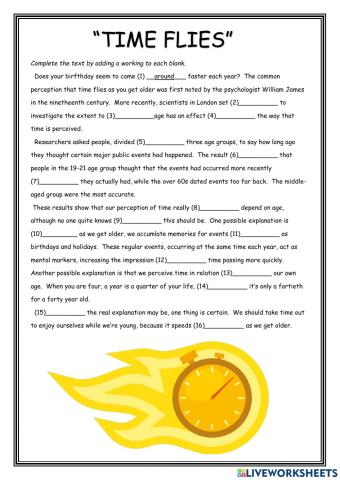 Time Flies Advanced Use of English