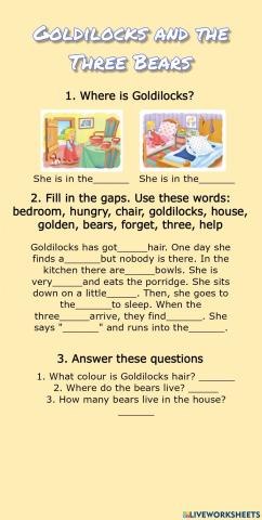 Goldilocks and the Three Bears