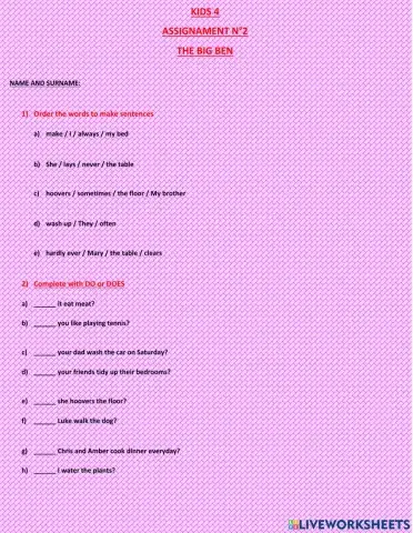 Kids 4 give me five 3 units 2 and 3