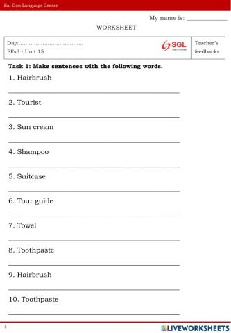 Rose ffs3 unit 15 27.05