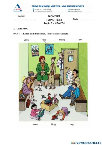 Idict 2 - Test unit 5 - Listening test