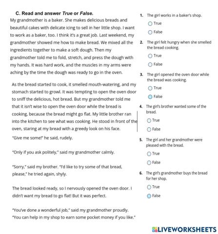 5th readingexam part3 3rd trim