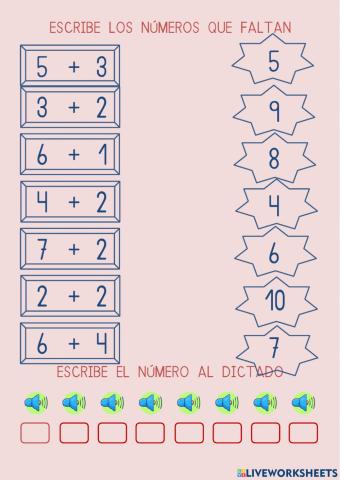 Los números hasta el 10