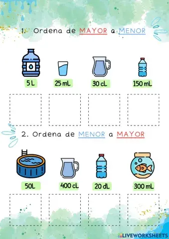 Medidas de capacidad