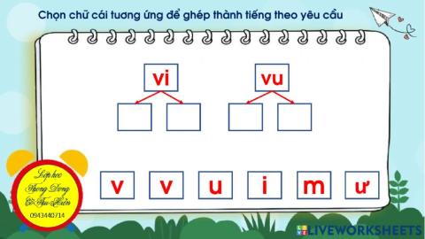 Ôn ghép vần