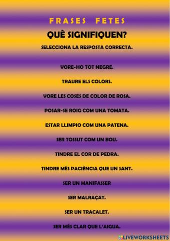 Frases fetes