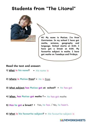 Students from the Litoral (Argentina)