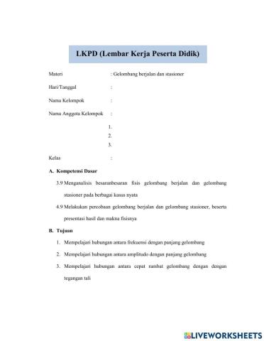 LKPD gelombang