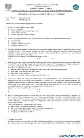 PAT B. indonesia 2023