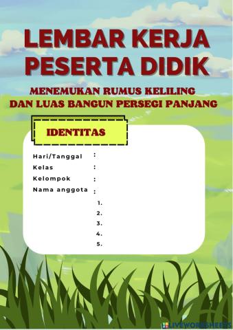 E-LKPD Persegi Panjang