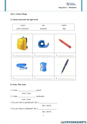 School Subjects hang out 1