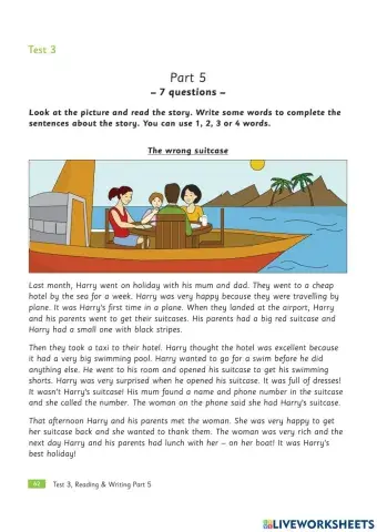 Flyers plus test 3 R&W p5-7