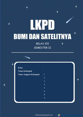 LKPD 2 - Bumi dan Satelitnya