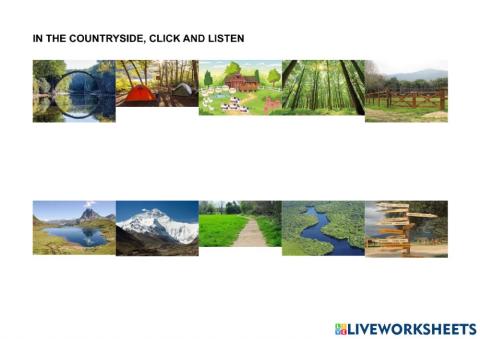 Inthe countryside, click and listen