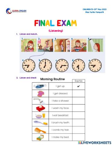 Listening-final exam