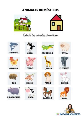 Animales domésticos y salvajes