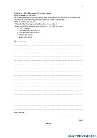 Composition focus 2 unit 2 & 3