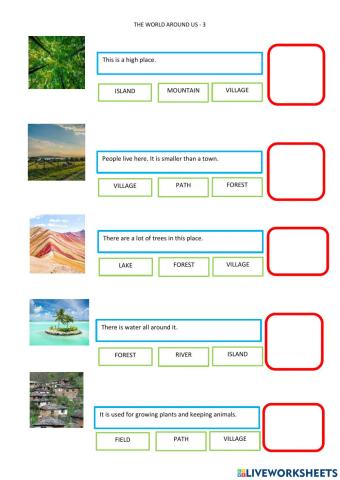 The world around us - 3