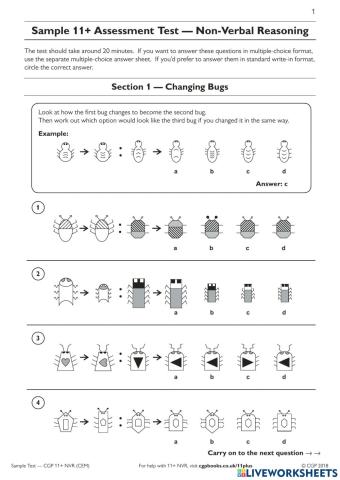 Non Verbal Reasoning