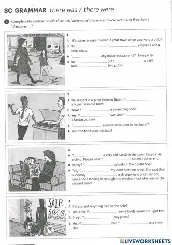 There was-there were