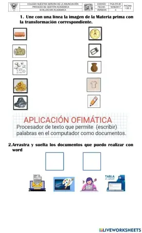 Informatica grado  2do