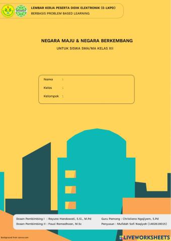 E-lkpd negara maju dan berkembang