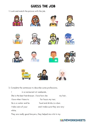 Jobs and professions