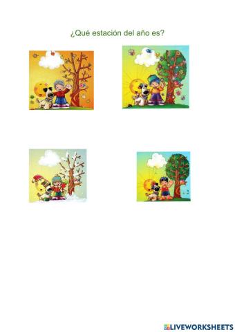 ¿Qué estación del año es?
